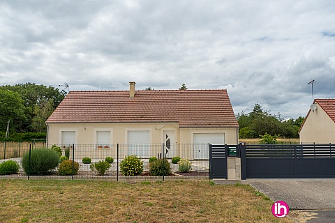 Location de meublé : DAMPIERRE, BELLEVILLE Charmante maison contemporaine, au calme, Poilly lez Gien pour 4 personnes maximum