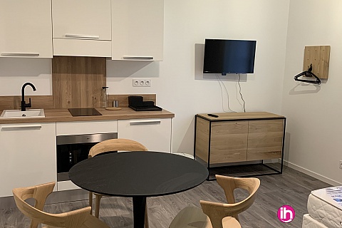 Location pour salarié en déplacement de meublé : THIONVILLE CATTENOM Appartement N° 3 neuf face gare 1 - 2 PERS  (- 15 m2)