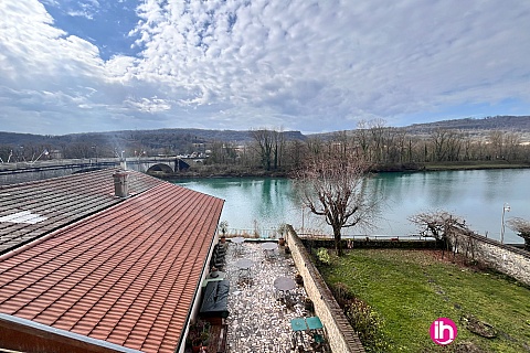Location de meublé : BUGEY Sault Brénaz T3 au bord de la Viarhôna