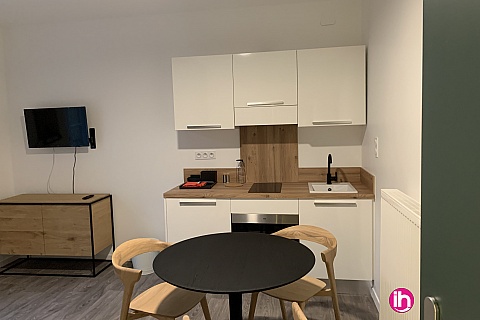 Location pour salarié en déplacement de meublé : THIONVILLE CATTENOM Appartement N° 16 neuf face gare 1 - 2 PERS  (- 15 m2)