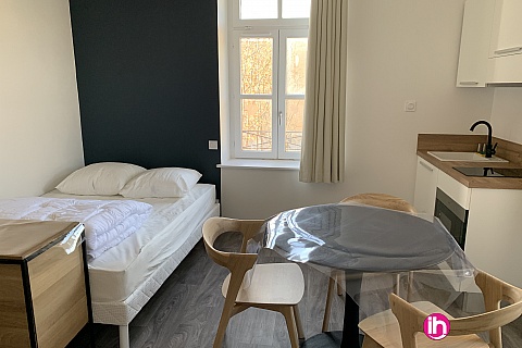 Location pour salarié en déplacement de meublé : THIONVILLE CATTENOM Appartement N° 27 neuf face gare 1 - 2 PERS  (- 15 m2)