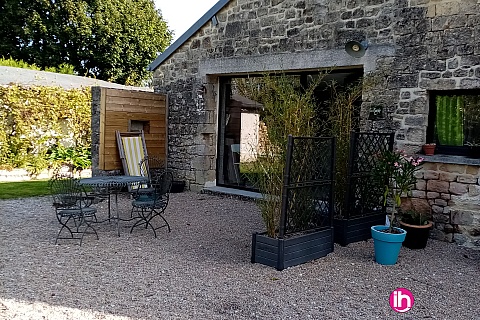 Location de meublé : FLAMANVILLE LA ROUGIE STUDIO AVEC CHAMBRE ATTENANTE AU CALME