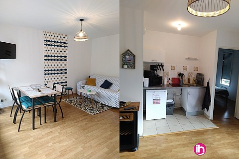 Location de meublé : ARRAS/ Agrable T2 avec Balcon centre ville /ARRAS