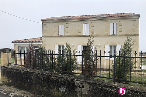 Location pour salarié en déplacement de meublé : BLAYAIS ,maison 4 chambres 17mn de la centrale ,ANGLADE