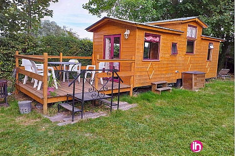 Location de meublé : GRAVELINES/ tiny house toute equipée/ LOOBERGHE