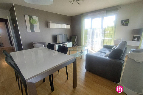 Location pour salarié en déplacement de meublé : ILE DE FRANCE "78" appartement bord de seine 2 chambres. carrière sous poissy