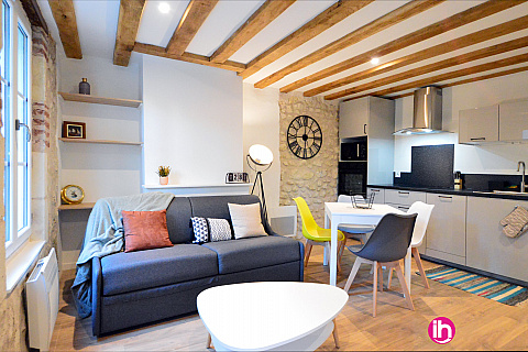 Location pour salarié en déplacement de meublé : Appartement T2 proche centre ville Amboise