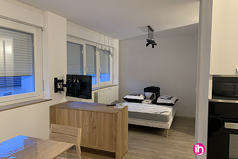 Location pour salarié en déplacement de meublé : CATTENOM THIONVILLE T1 23 neuf 1 a 2 personnes quartier Saint Francois