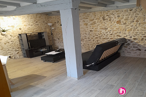 Location pour salarié en déplacement de meublé : DAMPIERRE BELLEVILLE maison 2 chambres avec terrasse, Saint-Firmin-sur-Loire
