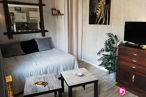 Location de meublé : LIMOGES : Petite maison type studio en fond de jardin.