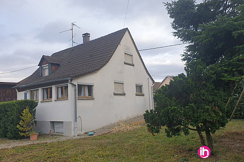 Location de meublé : COLMAR : maison 4 personnes - 2 chambres, Sainte-Croix-en-Plaine