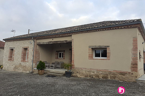 Location de meublé : GOLFECH, gite bigorre 2  MAISON 3 CHAMBRES ,CASTELSAGRAT