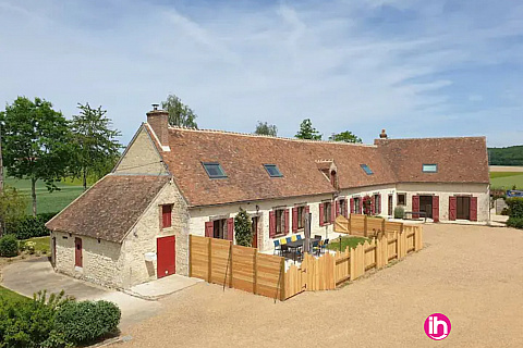 Location de meublé : Maison - 4 chb - Gîte les clés de la ferme - Coulonges-Les-Sablons