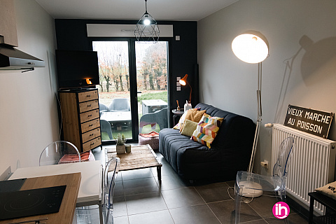 Location pour salarié en déplacement de meublé : MEUNG SUR LOIRE : Maison - 1 chambre, Baule