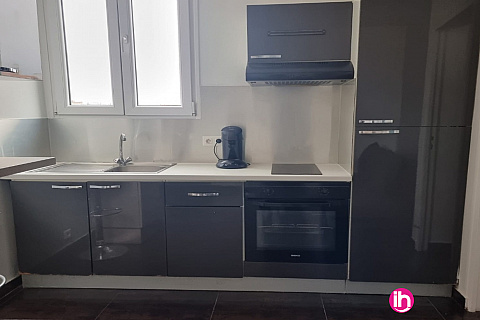 Location pour salarié en déplacement de meublé : PARIS : appartement 4 personnes - 1 chambre, Pantin