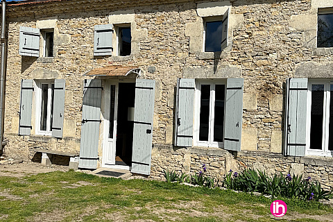 Location de meublé : BLAYE, maison rénovée 2chs, SAINT PAUL