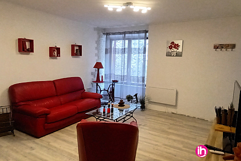 Location de meublé : Cruas / Tricastin - maison 4 personnes  - terrasse - 2 chambres, Rochemaure