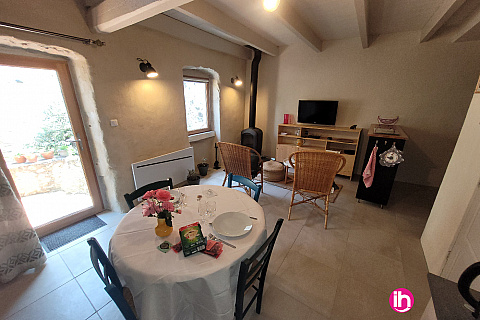 Location de meublé : CRUAS 15 min : studio 1 personne - 1 chambre - au calme, Saint-Vincent-de-Barrès