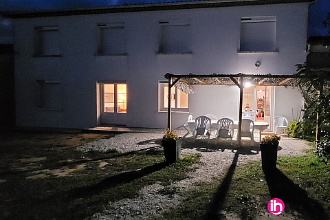 Location de meublé : JONZAC : maison 5 personnes - 5 chambres,COURPIGNAC