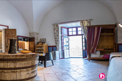 Location de meublé : Cruas/Tricastin : vaste chambre 4 personnes, Viviers