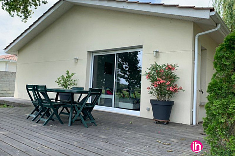 Location de meublé : PAUILLAC , maison 2 chs" Bellevue" ,CUSSAC FORT MEDOC