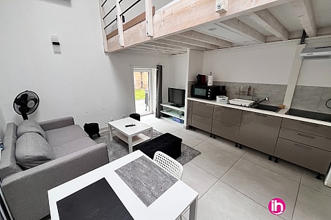 Location pour salarié en déplacement de meublé : SAINT-VULBAS : petit appartement  personne, Hières-sur-Amby