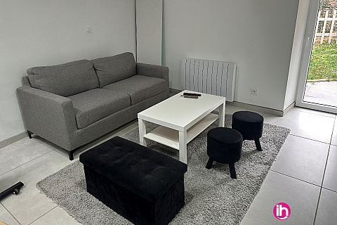 Location pour salarié en déplacement de meublé : SAINT-VULBAS : petit appartement  personne, Hières-sur-Amby