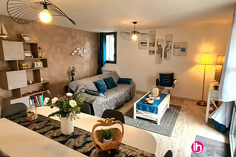 Location de meublé : CRUAS / appartement 3 pers - 2 chbres, espace bien etre-Le Pouzin