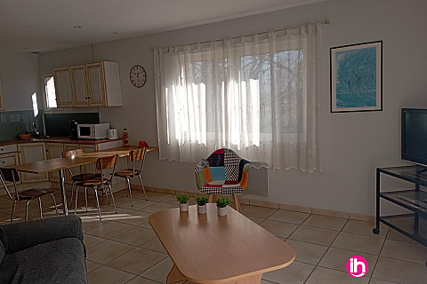 Location de meublé : CRUAS / appartement 1 personne-1 chambre-terrasse-parking, Charmes-sur-Rhône