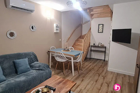 Location pour salarié en déplacement de meublé : vals les bains-Appartement style studio atypique