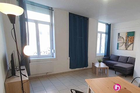 Location pour salarié en déplacement de meublé : GRAVELINES/logement 2ch renové./BOURBOURG