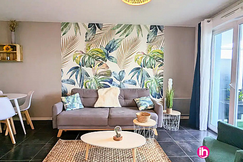 Location de meublé : PAU, Opal -T3 - 2 Ch - Grande Terrasse, CENTRE PAU