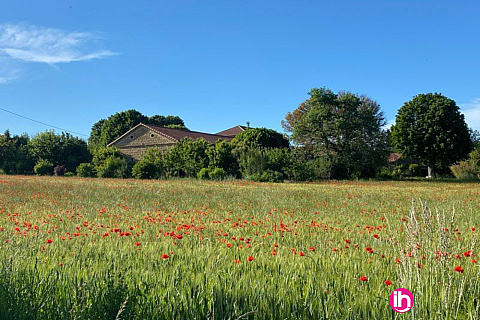 Location de meublé : Montoison-appartement neuf 2 ch , terrasse au calme