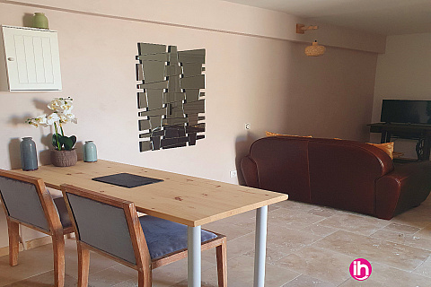 Location de meublé : MARCOULE/TRICASTIN : appartement 1 pers - 1 chambre,terrasse - SABRAN
