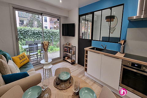 Location de meublé : LA BAULE-ESCOUBLAC : appartement 2 pers - 1 chbre,terrsasse et piscine - La Baule-Escoublac