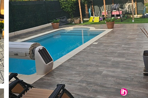 Location de meublé : Cruas : maison 3 pers, 2 chbres,terrasse,jardin - Savasse