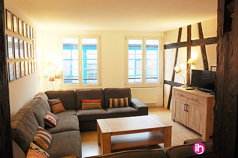 Location de meublé : COLMAR Appartement 5 chambres + 1 place de parking privé