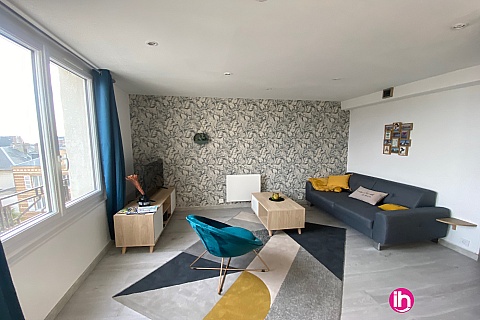 Location de meublé : LE HAVRE : appartement 4 personnes - 2 chambres, Le Havre