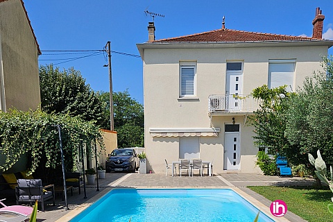 Location de meublé : VALENCE : studio 1 pers, clim et parking - Bourg-lès-Valence