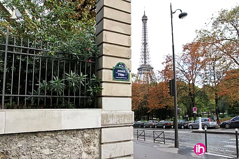 Location de meublé : Studio Paris 16e Avenue Iéna