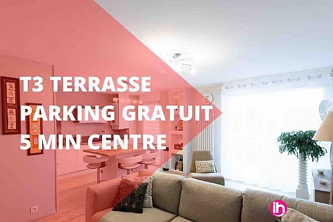 Location de meublé : PAU, appartement 2 chs ,PAU