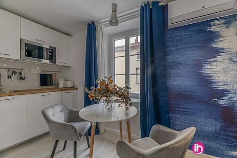 Location de meublé : SAINT VALLIER/ appartement VB 1chbre, 1pers,clim - saint vallier