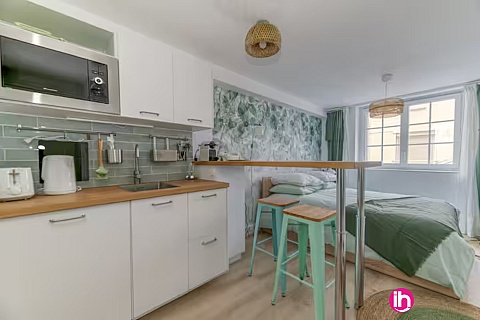 Location de meublé : SAINT VALLIER/ studio JS 1pers, clim - saint vallier