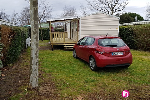 Location pour salarié en déplacement de meublé : GASTES, EN PLEIN COEUR DES LANDES ,MOBIL HOME