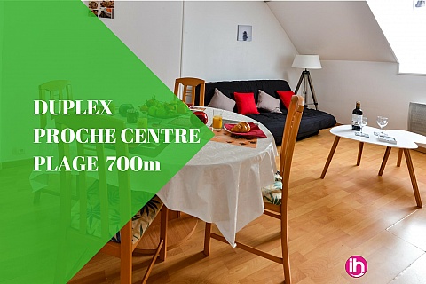 Location pour salarié en déplacement de meublé : PENLY, PALUEL, DIEPPE,  Duplex du Pollet  500 mètres centre Dieppe 