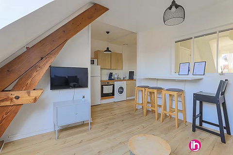 Location pour salarié en déplacement de meublé : ARRAS - Apt 1 chambre - Superbe Appartement Arrière Gare d'Arras