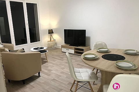 Location pour salarié en déplacement de meublé : LIMOGES Appartement T3 Cosy / Proche mairie