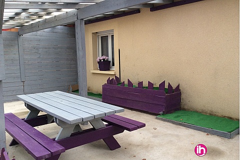 Location de meublé : LIMOGES - COMPREIGNAC Appartement GRIS et MAUVE