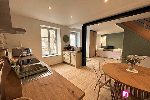 Location pour salarié en déplacement de meublé : SAINT-BENOÎT-SUR-LOIRE : maison 5 personnes - 2 chambres, Saint-Benoît-sur-Loire
